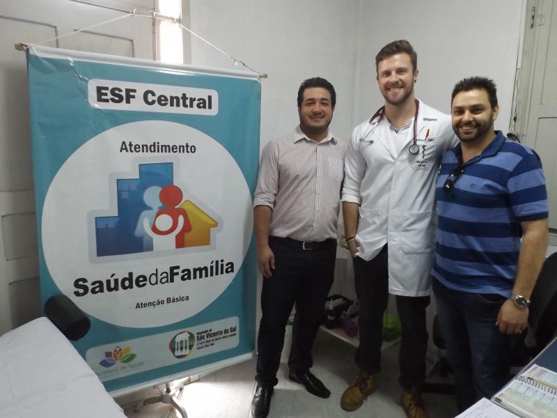 ESF CENTRO RECEBE NOVO MÉDICO