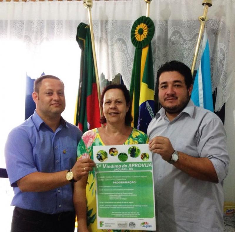 Município recebeu o convite da 5ª Vindima da APROVIJA