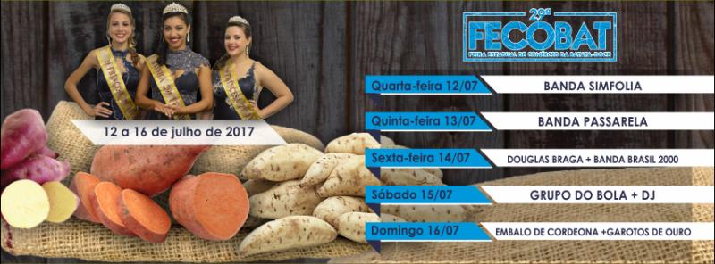 29ª FECOBAT DE 12 A 16 DE JULHO DE 2017