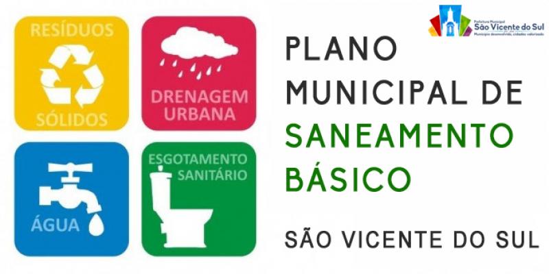 PARTICIPE DA ELABORAÇÃO DO PLANO MUNICIPAL DE SANEAMENTO BÁSICO