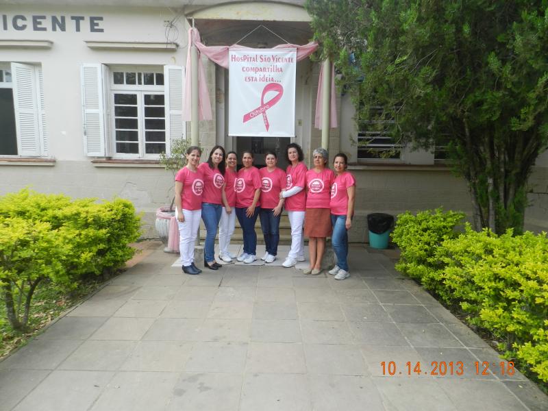 Hospital São Vicente participa do Outubro Rosa
