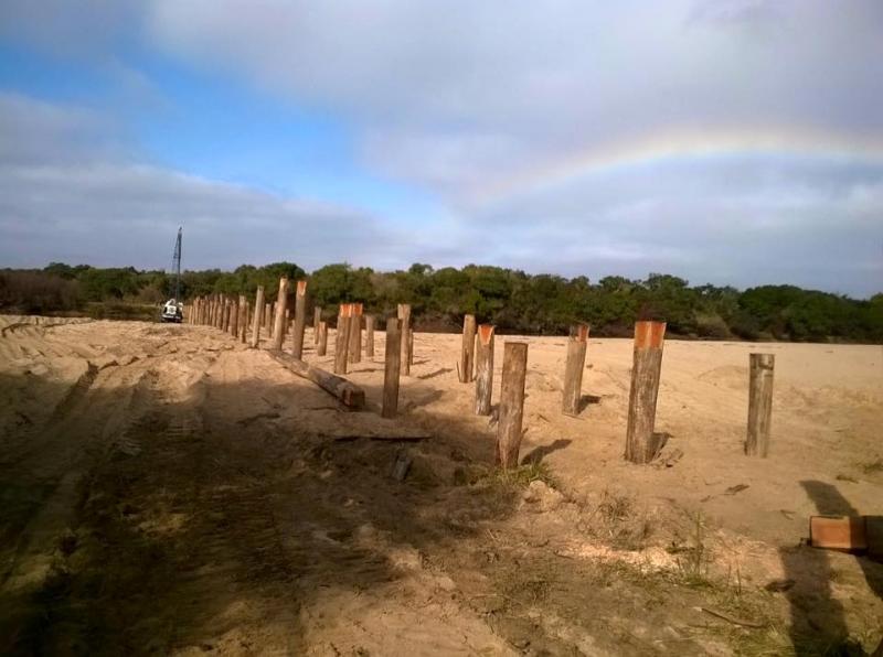 No caminho do arco-íris há uma ponte