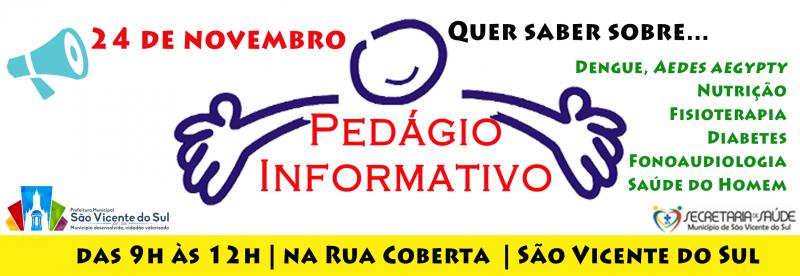PEDÁGIO INFORMATIVO