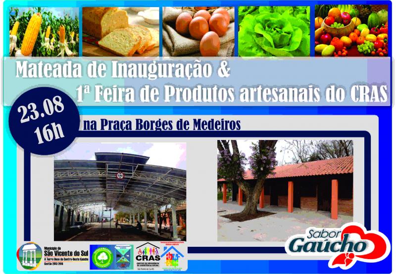 Mateada de Inauguração & 1ª Feira de Produtos Artesanais do CRAS
