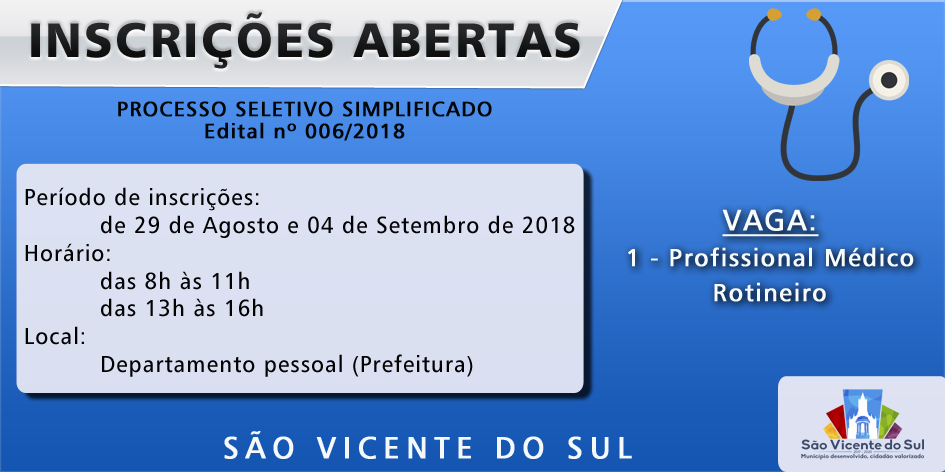 PROCESSO SELETIVO SIMPLIFICADO Nº 006/2018
