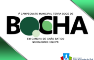 1º CAMPEONATO MUNICIPAL TERRA DOCE DE BOCHA EM CANCHA DE CHÃO BATIDO
