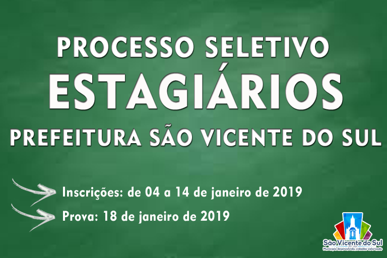 PROCESSO SELETIVO Nº 01/2019 PROGRAMA BOLSA ESTÁGIO – CIEE