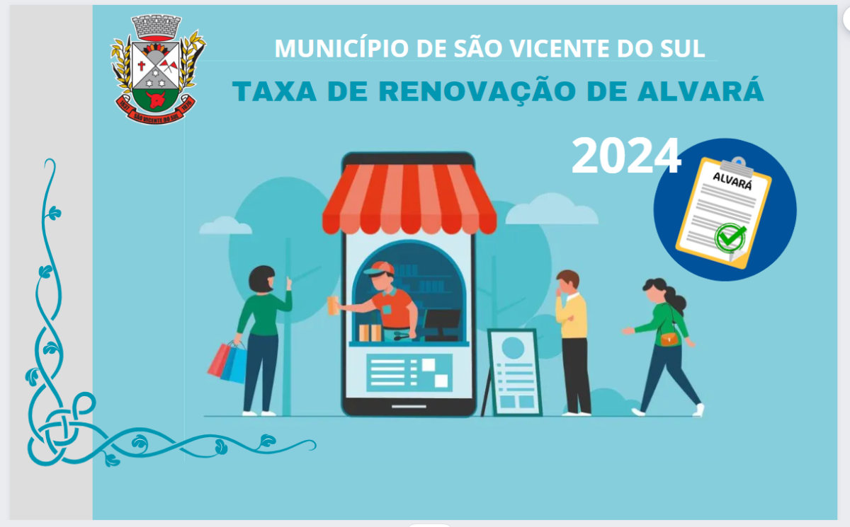 TAXA DE RENOVAÇÃO DE ALVARÁ 2024