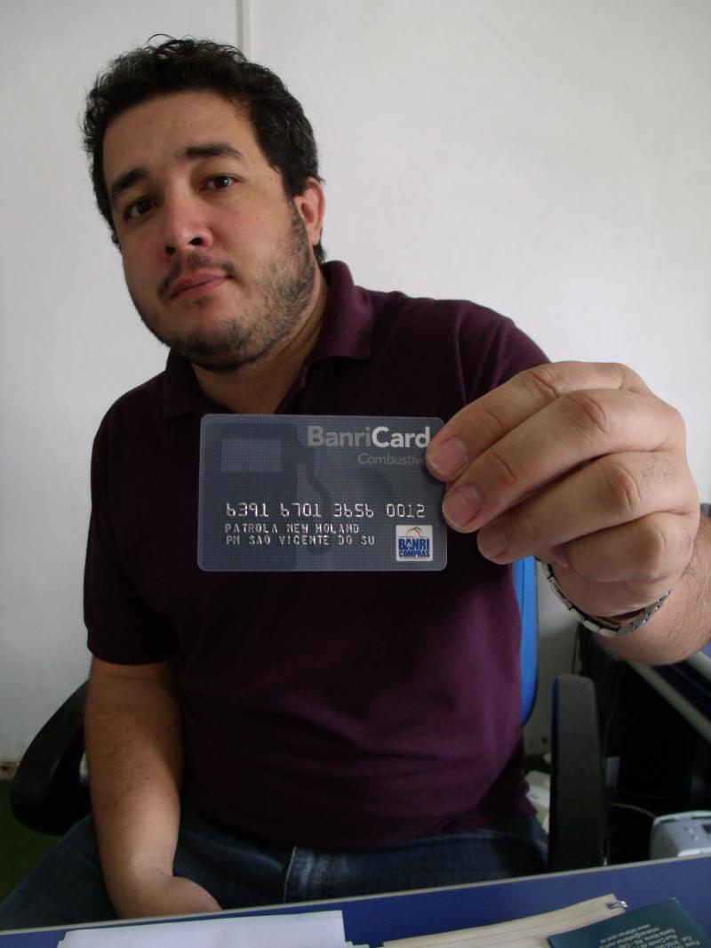 Município inicia operações com cartão-combustível