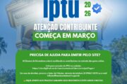 IPTU, ISS E TAXAS 2026