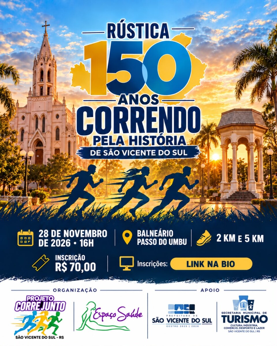 RÚSTICA 150 ANOS - CORRENDO PELA HISTÓRIA DE SÃO VICENTE DO SUL